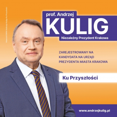 Spotkanie z prof. Andrzejem Kuligiem, kandydatem na prezydenta Krakowa